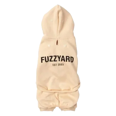 Chándal con capucha para perros FuzzYard Urban buttermilk