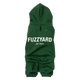 Chándal con capucha para perros FuzzYard Urban verde