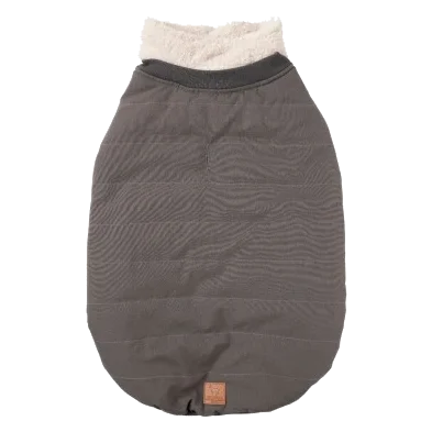 Chaqueta bomber para perros FuzzYard Nordic gris carbón
