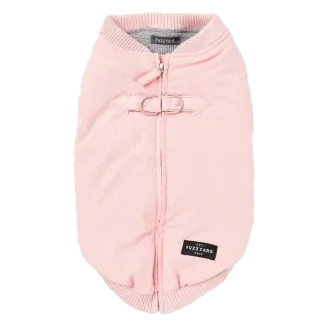 Chaqueta con arnés para perros FuzzYard East MacGyver rosa