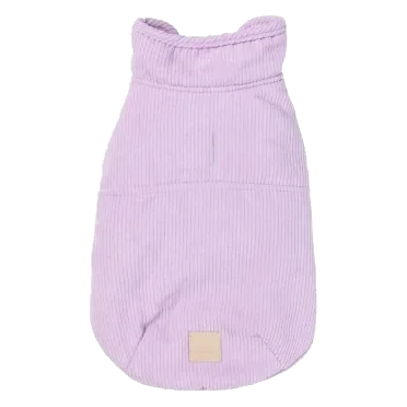 Chaqueta de pana para perros FuzzYard Life Lila