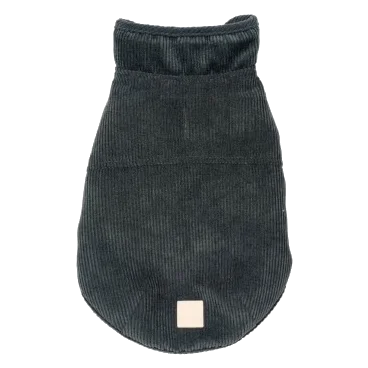 Chaqueta de pana para perros FuzzYard Life Slate Grey