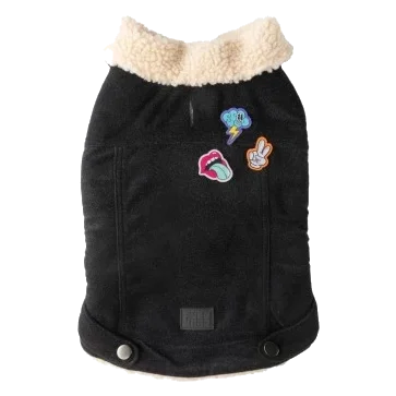 Chaqueta para perros FuzzYard Rep It ClubHouse de borreguito