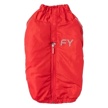 Chaqueta reflectante para perros FuzzYard Space rojo
