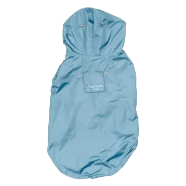 Chubasquero impermeable para perros FuzzYard Life French Blue