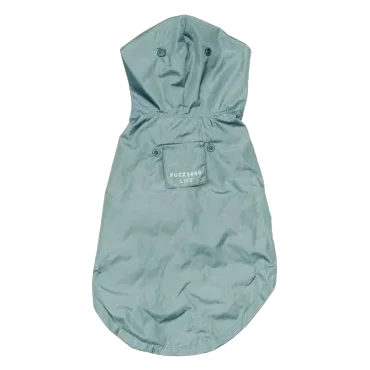 Chubasquero impermeable para perros FuzzYard Life Myrtle Green