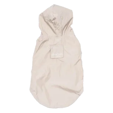 Chubasquero impermeable para perros FuzzYard Life Sandstone