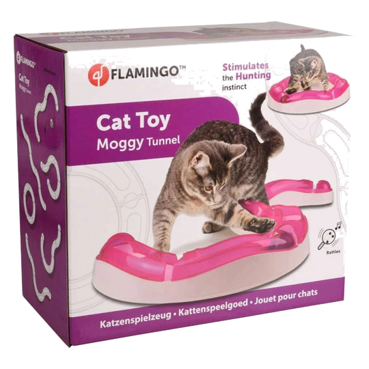 Circuito para pelota juguete flamingo para gatos