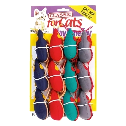 CLASSIC Catnip Mouse 90mm para gatos