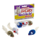 CLASSIC Furry Fluffy Mice 3pcs para gatos