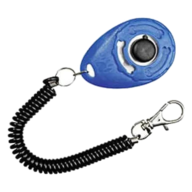 Clicker de adiestramiento con enganche antipérdida para perros (ref. 47828)