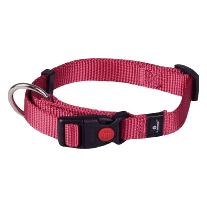Collar Art sportiv plus T3 20 mm rojo cereza para perros