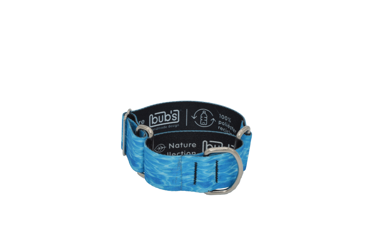 Collar Bub’s martingale aqua S para perros