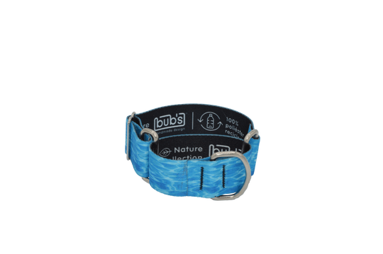 Collar Bub’s martingale aqua S para perros