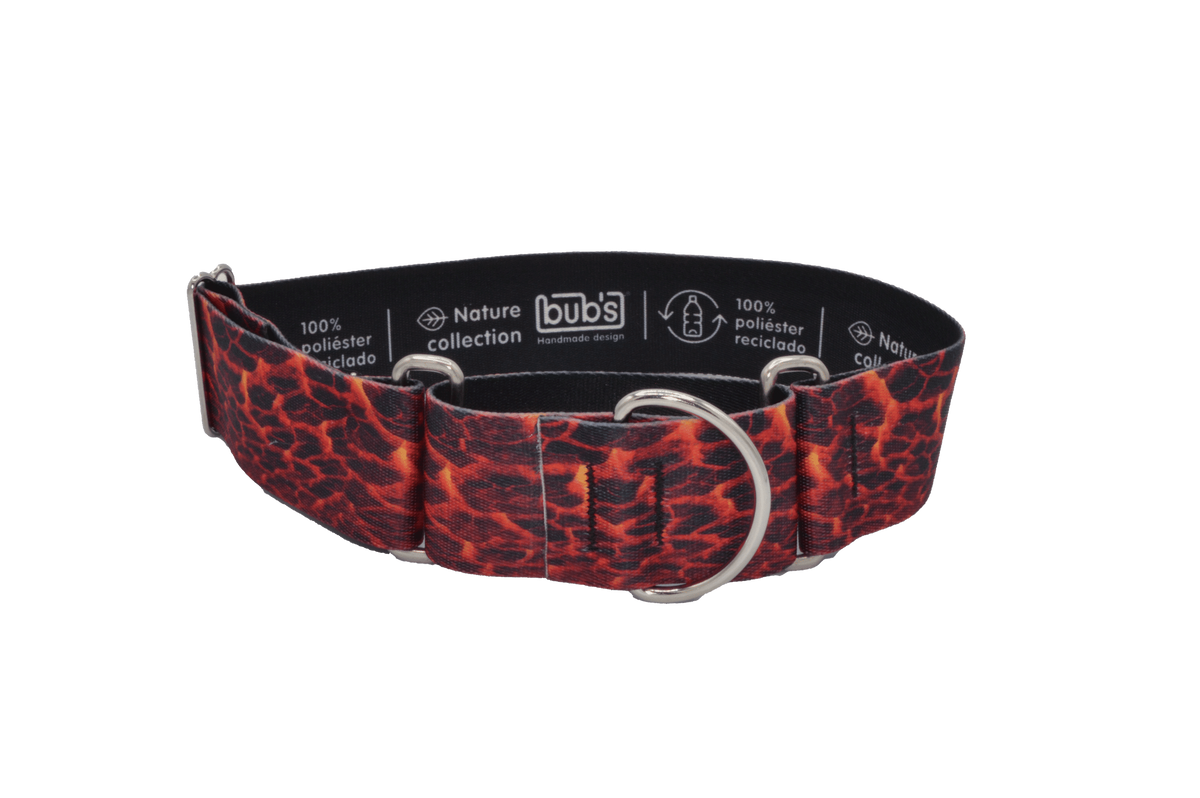 Collar Bub’s martingale lava XL para perros