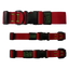 Collar Bub's rojo y negro para perros, tallas T1 a T3