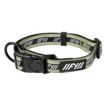 Collar de neopreno para perros FuzzYard FY Active khaki