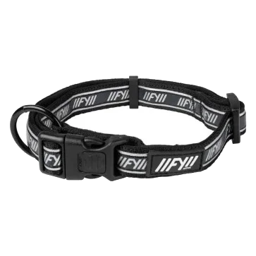 Collar de neopreno para perros FuzzYard FY Active negro
