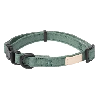 Collar de perro de algodón FuzzYard Life Myrtle Green