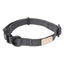 Collar de perro de algodón FuzzYard Life Slate Grey