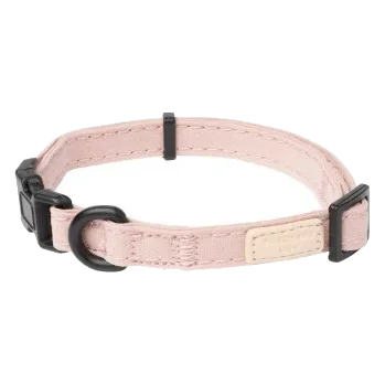 Collar de perro de algodón FuzzYard Life Soft Blush