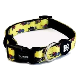 Collar Dukier Superheroes para perros, rojo y amarillo