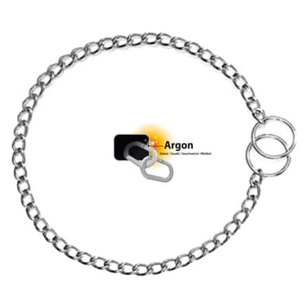 Collar estrangulador de cadena para perros, tallas T1 a T3