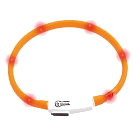 Collar gato led Naranja