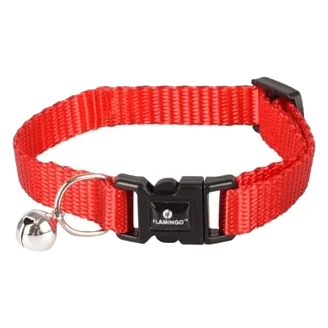 Collar para gatito ziggi rojo 15-22cm 10m