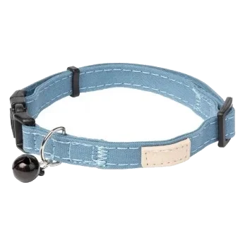 Collar para gato de algodón FuzzYard Life French Blue