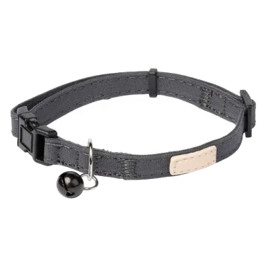 Collar para gato de algodón FuzzYard Life Slate Grey