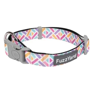 Collar para perros de neopreno FuzzYard Bubblegum Burst