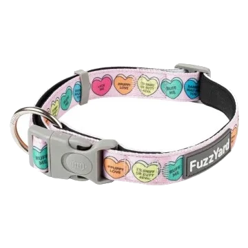 Collar para perros de neopreno FuzzYard Candy Hearts