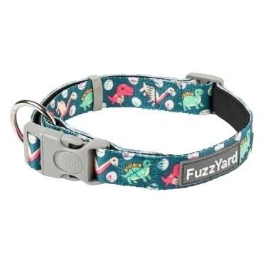 Collar para perros de neopreno FuzzYard Dinosaur Land