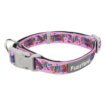 Collar para perros de neopreno FuzzYard Fiesta
