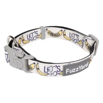 Collar para perros de neopreno FuzzYard Go Bananas