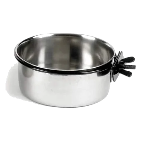Comedero de copa de acero inoxidable Classic 600 ml para perros
