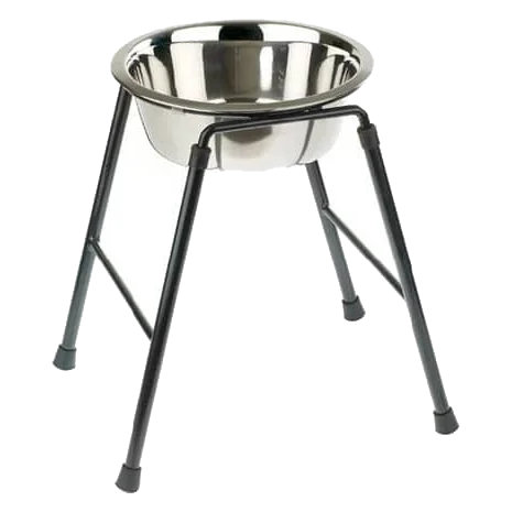 Comedero elevado Classic con soporte y un cuenco para perros