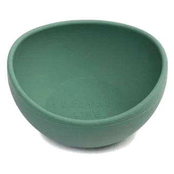 Comedero para perro de silicona FuzzYard Life Myrtle Green