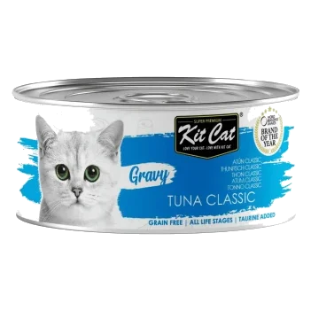 Comida húmeda para gatos Kit Cat Gravy atún clásico 70 g