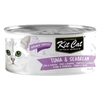 Comida húmeda para gatos Kit Cat Toppers atún y dorada 80 g