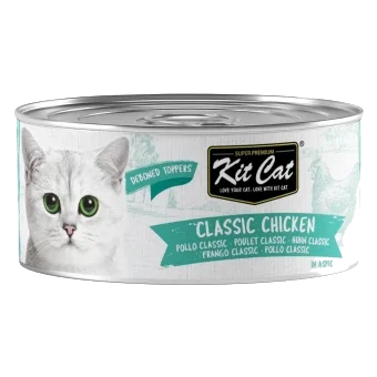 Comida húmeda para gatos Kit Cat Toppers pollo clásico 80 g