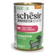 Comida húmeda Schesir Monoprotein Active buey lata 400 g para perros adultos