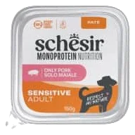 Comida húmeda Schesir Monoprotein cerdo tarrina 150 g para perros adultos