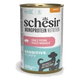 Comida húmeda Schesir Monoprotein Puppy cerdo lata 400 g para cachorros