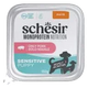 Comida húmeda Schesir Monoprotein Puppy cerdo tarrina 150 g para cachorros