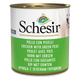 Comida húmeda Schesir pollo con guisantes lata 285 g para perros adultos