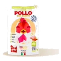 Comida natural para perros Real Bowl pollo, 400 g