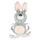 Conejo de peluche verde Small Dog Club de 29 cm para perros