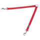 Correa doble roja 2 x 40 cm para perros